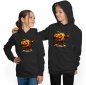 Preview: Halloween Hoodie mit Dab tanzendes Kürbis Monster i619
